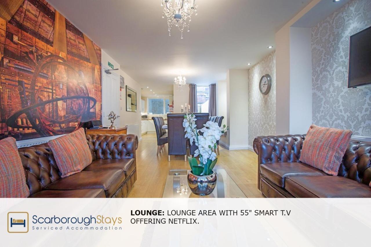 Scarborough Stays - Luxury Townhouse Ideal For Large Groups - Hot Tub Luaran gambar